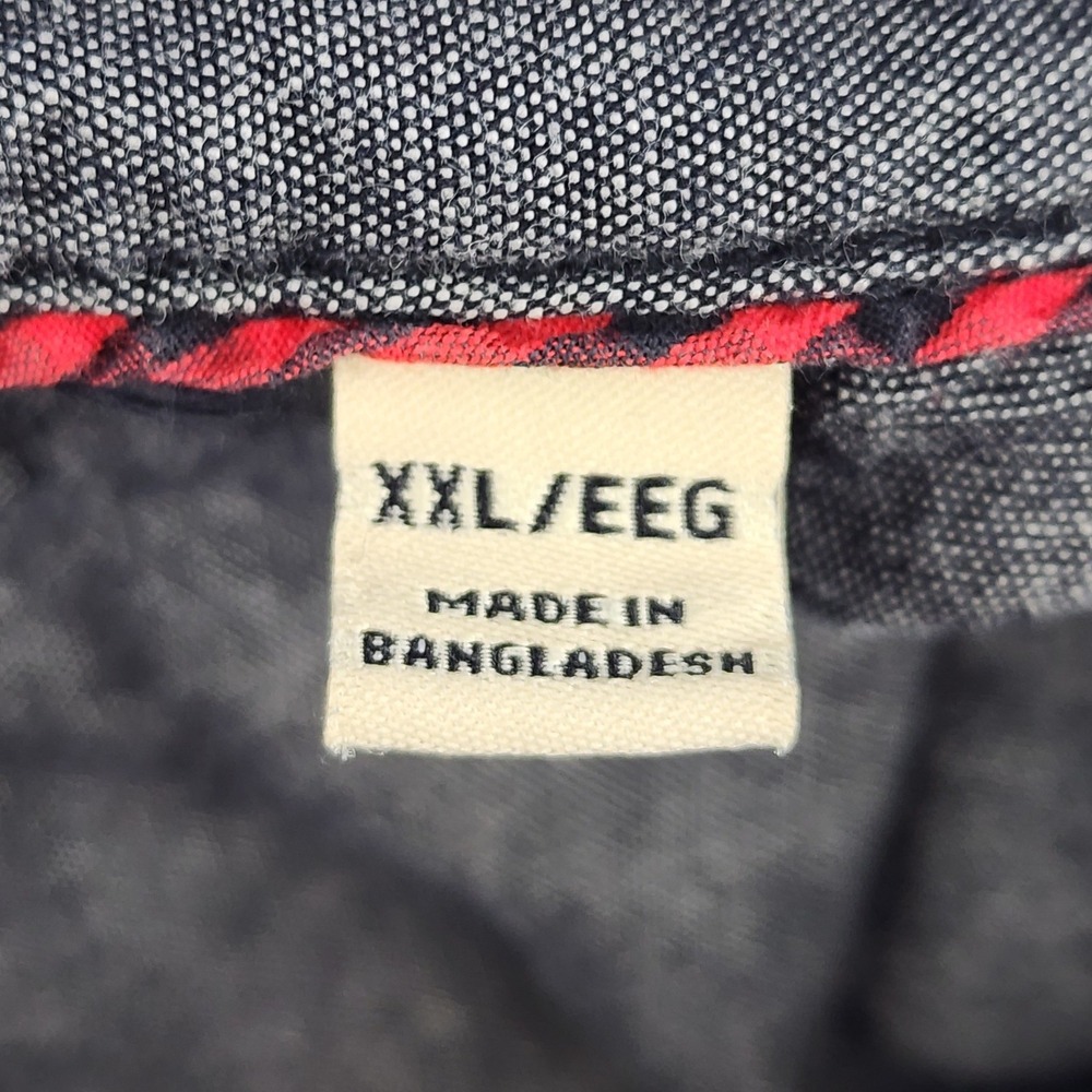 Woolrich Shirt Mens XXL‎ Black Gray Buffalo Plaid Ultimate Flannel Dual Pockets - Picture 7 of 10